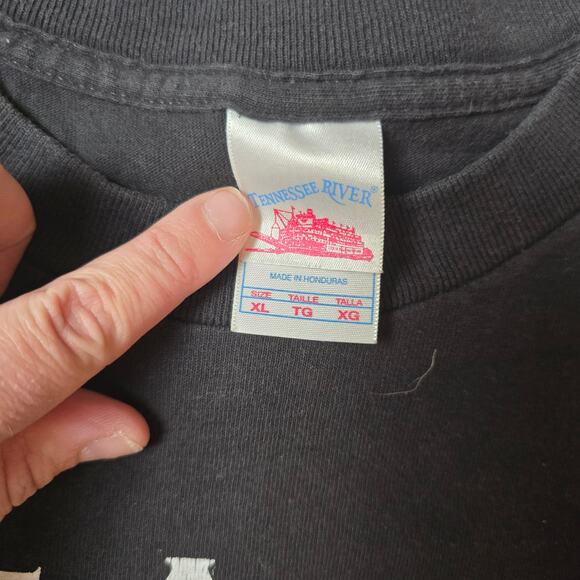 VTG the ADICTS Made In England World Tour 2003 Shirt Punk Orange ADX XL - Picture 3 of 6